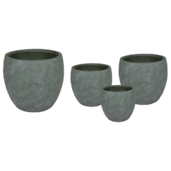 Bloempot Arizona Bullet Cypress Wash - D32 X H28.5cm - Groen -Ingemaakte Serie Winkel arizona bullet cypress wash d32h285 bloempot 6 5