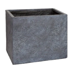 Plantenbak Arizona Cubi - L28 X B28 X H28cm - Donkergrijs