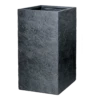 Plantenbak Arizona Cubihi - L28 X B28 X H60cm - Donkergrijs -Ingemaakte Serie Winkel arizona cubihi graphite w28h60 plantenbak 1 6