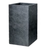 Plantenbak Arizona Cubihi - L40 X B40 X H80cm - Donkergrijs -Ingemaakte Serie Winkel arizona cubihi graphite w40h80 plantenbak 1