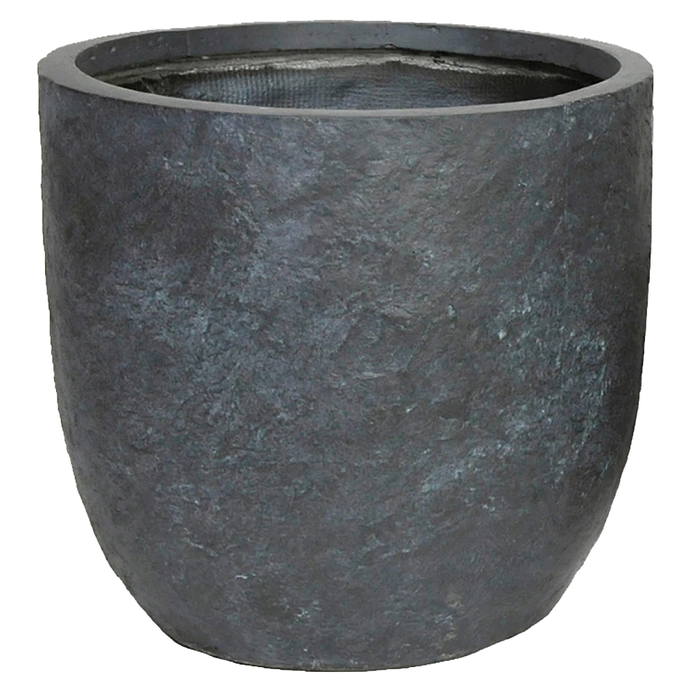 Bloempot Arizona Egg - d45 x h43cm - Donkergrijs Bloempot Arizona Egg - D45 X H43cm - Donkergrijs -Ingemaakte Serie Winkel arizona egg pot graphite d45h43 bloempot 1 4