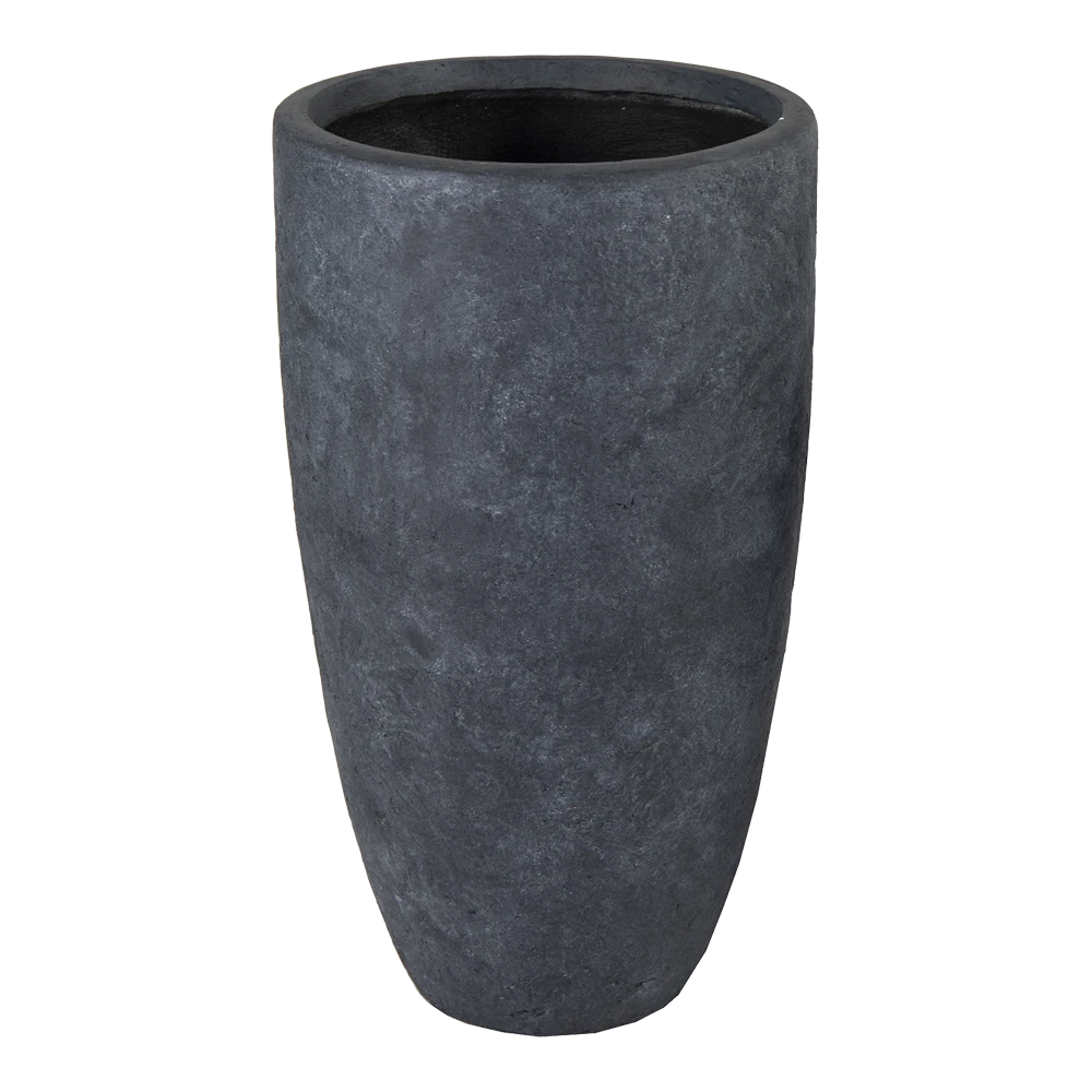 Bloempot Arizona High Vase - d34 x h66cm - Donkergrijs Bloempot Arizona High Vase - D34 X H66cm - Donkergrijs -Ingemaakte Serie Winkel arizona high vase graphite d34h66 bloempot 1 7