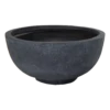Plantenschaal Arizona - D44 X H21cm - Donkergrijs -Ingemaakte Serie Winkel arizona round bowl graphite d44h21 schaal 1 4