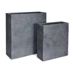Plantenbak Arizone Terras - L60 X B22 X H72cm - Donkergrijs -Ingemaakte Serie Winkel arizona terrace partit graphite l60w22h72 plantenbak 6 7