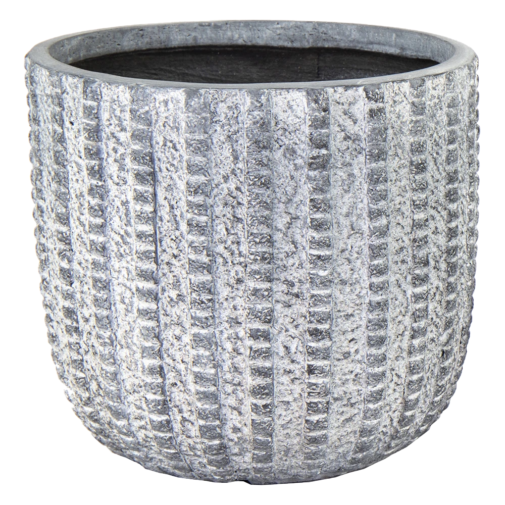 Bloempot Arkansas Egg Washed - d39 x h38cm - Lichtgrijs Bloempot Arkansas Egg Washed - D39 X H38cm - Lichtgrijs -Ingemaakte Serie Winkel arkansas egg pot washed grey d39h38 bloempot 1 5