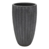 Bloempot Arkansas High Vase - D34 X H66cm - Donkergrijs -Ingemaakte Serie Winkel arkansas high vase graphite d34h66 bloempot 1