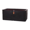 Capi Plantenbak Rechthoek Nature Rib NL - L73 X B39 X H32cm - Zwart -Ingemaakte Serie Winkel bak rechthoek rib nl 73x39x32 zwart plantenbak 1 6