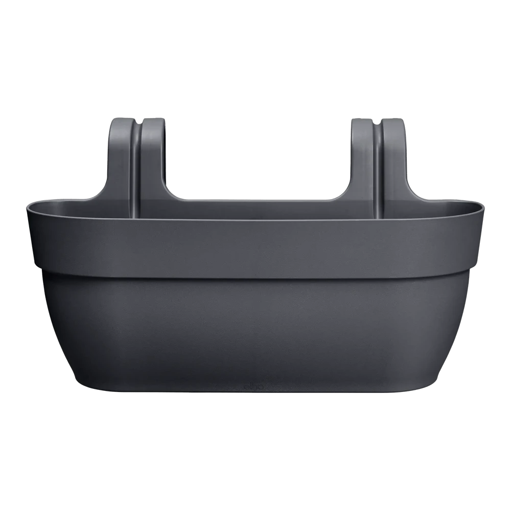 Elho Balkonbak Vibia Campana Easy Hanger Large - Antraciet -Ingemaakte Serie Winkel balkonbak vibia campana easy hanger large antraciet balkonbak antraciet 1 1