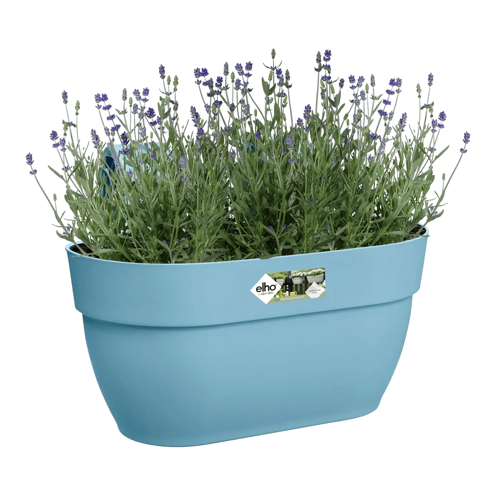 Elho Balkonbak Vibia Campana Easy Hanger Medium - Vintage Blauw -Ingemaakte Serie Winkel balkonbak vibia campana easy hanger medium vintage blauw balkonbak vintage blauw 4 1