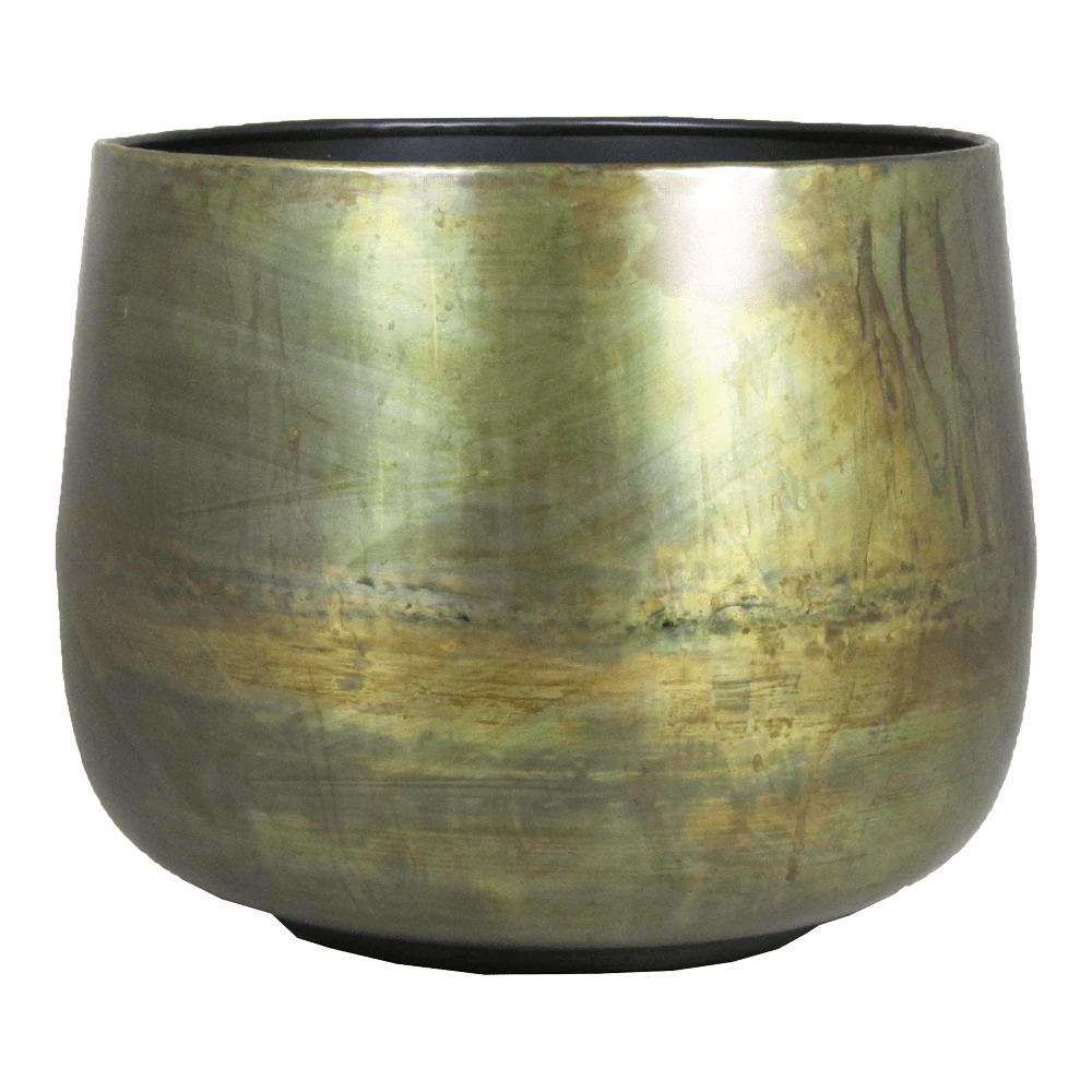 Bloempot Athene - d46 x h39cm - Groen Platina Bloempot Athene - D46 X H39cm - Groen Platina -Ingemaakte Serie Winkel bloempot athene groen platina bloempot 1 1 3