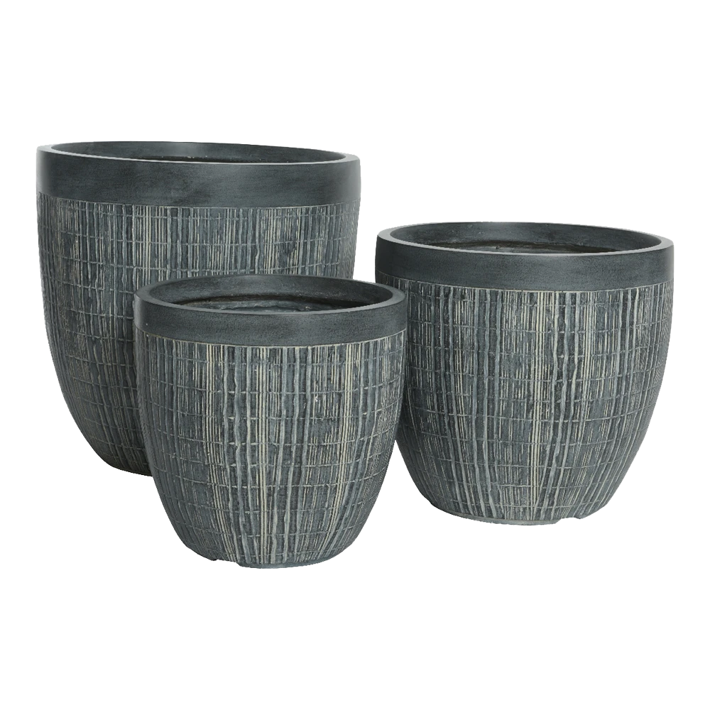 Bloempot Bryan - d37 x h35cm - Grijs Bloempot Bryan - D37 X H35cm - Grijs -Ingemaakte Serie Winkel bloempot bryan cm grijs bloempot 2 2