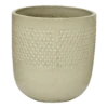 Bloempot Collin - D38 X H40cm - Creme -Ingemaakte Serie Winkel bloempot collin creme bloempot 1 1