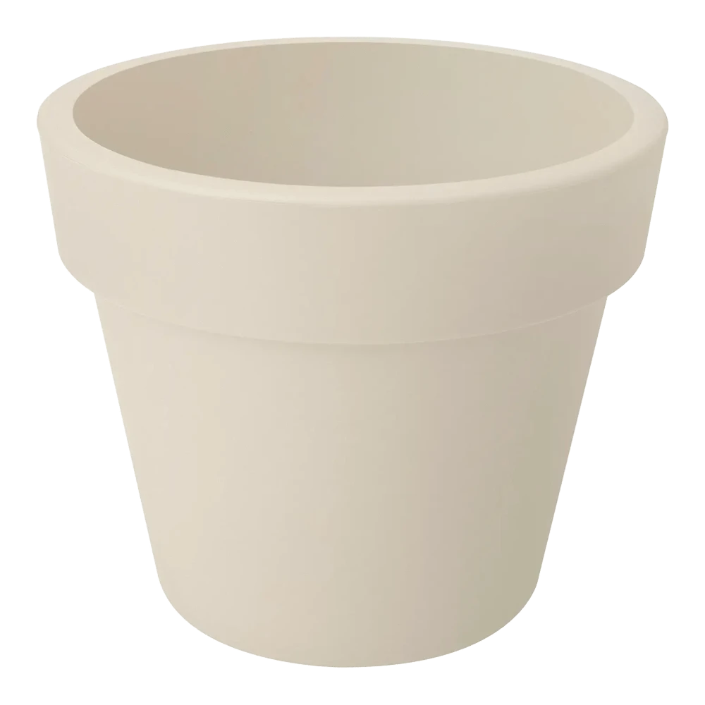 Bloempot Elho Green Basics Top Planter 47cm - Katoen Wit -Ingemaakte Serie Winkel bloempot elho green basics top planter katoen wit bloempot katoen wit 1 1