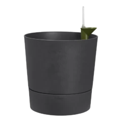 Bloempot Elho Greensense Aqua Care Rond - D35 X H34cm - Houtskoolgrijs -Ingemaakte Serie Winkel bloempot elho greensense aqua care rond d35 x h34cm houtskoolgrijs bloempot 2 1