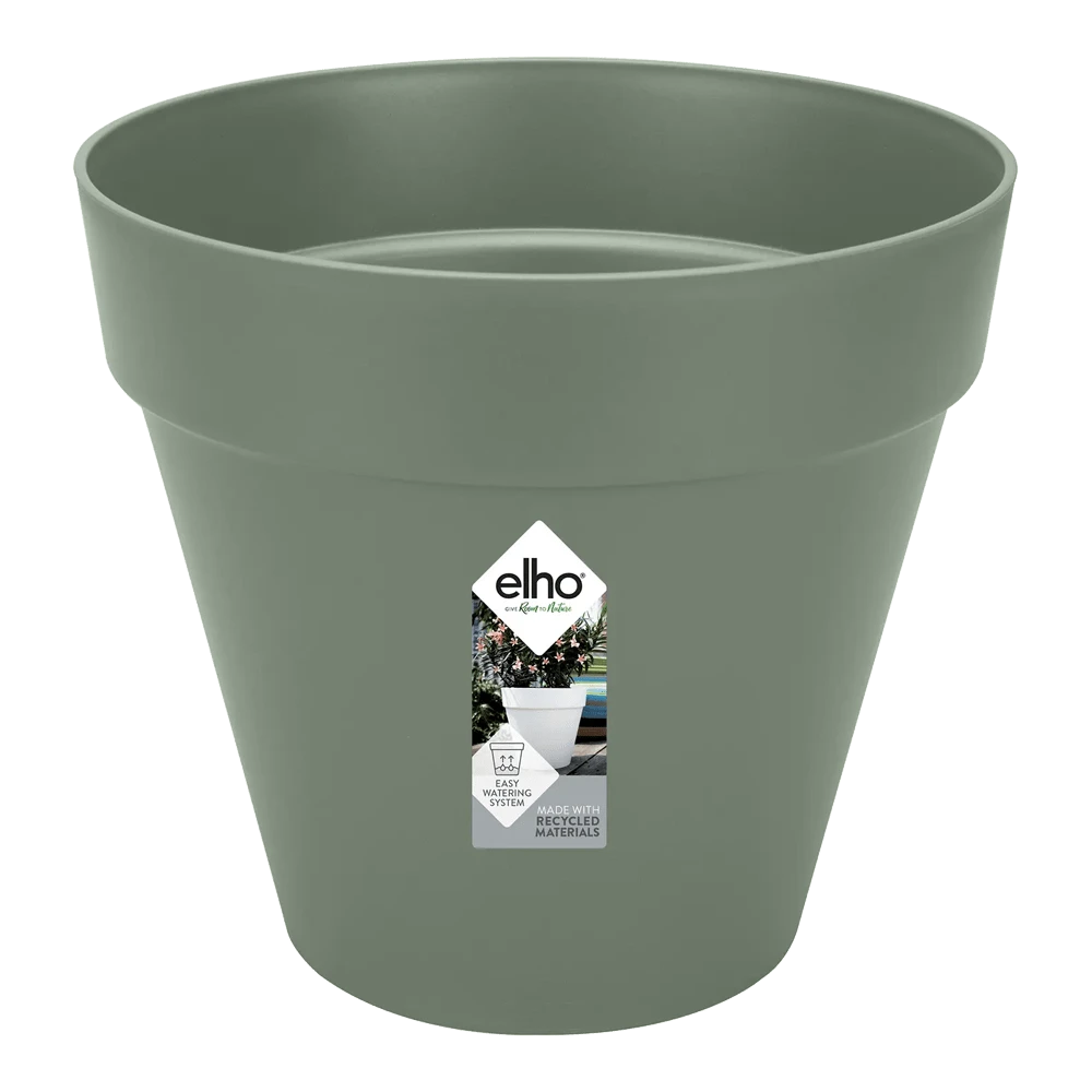 Bloempot Elho Loft Urban Rond 40cm - Pistache Groen -Ingemaakte Serie Winkel bloempot elho loft urban rond pistache groen bloempot pistache groen 2 1