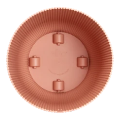 Bloempot Elho Vibes Fold Rond Wielen - D35 X H32cm - Delicaat Roze -Ingemaakte Serie Winkel bloempot elho vibes fold rond wielen d35 x h32cm delicaat roze bloempot 2 3