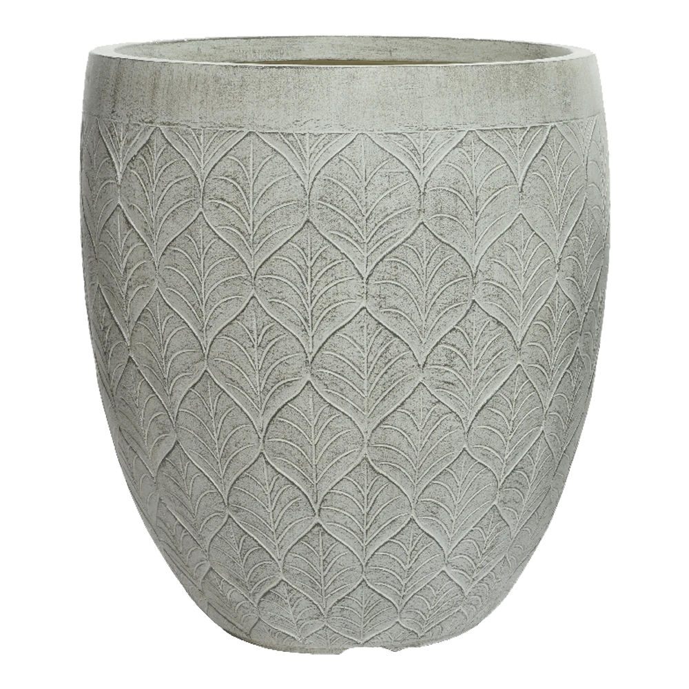 Bloempot Ella - d31 x h33cm - Lichtgrijs Bloempot Ella - D31 X H33cm - Lichtgrijs -Ingemaakte Serie Winkel