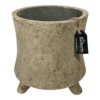 Bloempot Freemont - D30 X H32cm - Cream -Ingemaakte Serie Winkel bloempot freemont d30 x h32cm cream bloempot 1 3