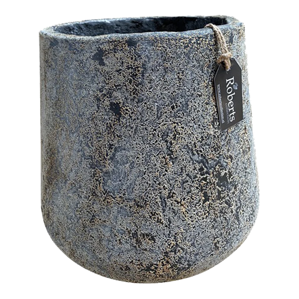 Bloempot Hamelton - d30 x h30cm - Earth Zwart Bloempot Hamelton - D30 X H30cm - Earth Zwart -Ingemaakte Serie Winkel
