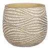 Bloempot Hendrick - D19 X H17cm - Creme