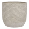 Bloempot Jack - D19,5 X H18,5cm - Beige -Ingemaakte Serie Winkel bloempot jack d19 5 x h18 5cm beige bloempot 1 1
