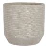 Bloempot Jack - D21 X H19,5cm - Beige -Ingemaakte Serie Winkel bloempot jack d21 x h19 5cm beige bloempot 1 1