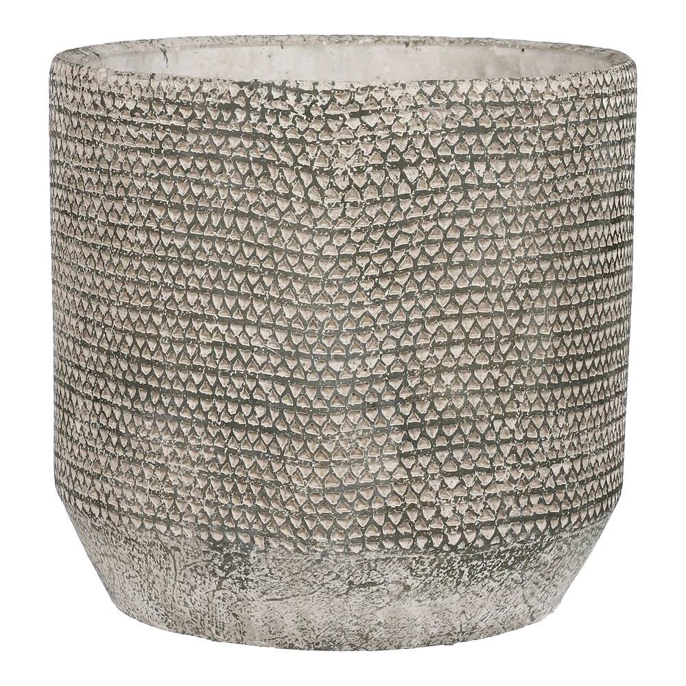 Bloempot Jack - d21 x h19,5cm - Groen Bloempot Jack - D21 X H19,5cm - Groen -Ingemaakte Serie Winkel