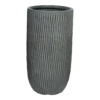Bloempot James Hoog - D34 X H63,5cm - Grijs -Ingemaakte Serie Winkel bloempot james hoog grijs bloempot 1 2