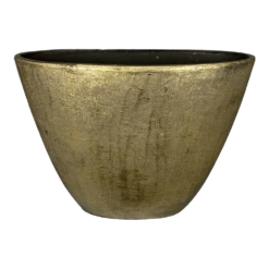 Bloempot Kos Ovaal - L49 X B21 X H37cm - Goud