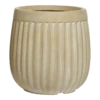 Bloempot Laura - D23 X H23cm - Beige -Ingemaakte Serie Winkel bloempot laura beige bloempot 1 1