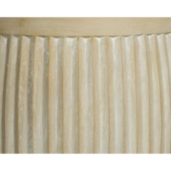 Bloempot Laura - D43 X H43cm - Beige -Ingemaakte Serie Winkel bloempot laura beige bloempot 3 2