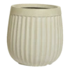 Bloempot Laura - D23 X H23cm - Off White -Ingemaakte Serie Winkel bloempot laura off white bloempot 1 1