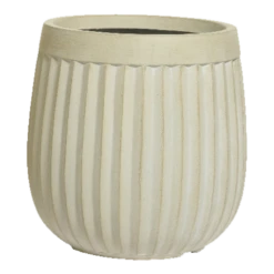 Bloempot Laura - D23 X H23cm - Off White