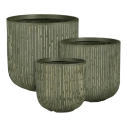 Bloempot Malmo - D44,5 X H44cm - Groen -Ingemaakte Serie Winkel bloempot malmo groen bloempot 2 3