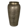 Bloempot Marrakesh Hoog - D18 X H35cm - Zilver Goud 1 Bloempot Marrakesh Hoog - D18 X H35cm - Zilver Goud -Ingemaakte Serie Winkel bloempot marrakesh hoog d18xh35cm zilver goud bloempot 1 1