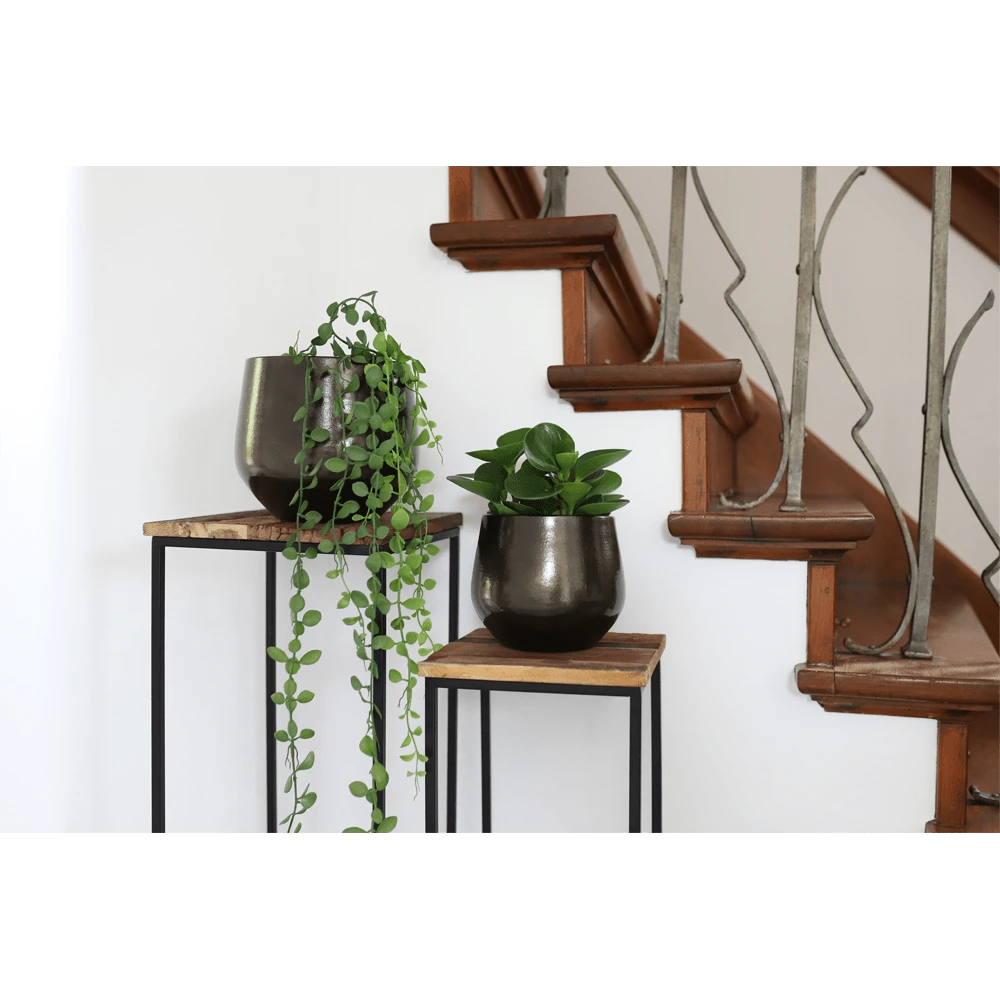 Bloempot Petra - d39 x h35cm - Koper Bloempot Petra - D39 X H35cm - Koper -Ingemaakte Serie Winkel bloempot petra koper bloempot 2 4