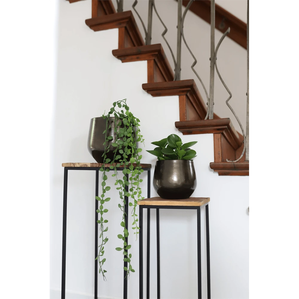 Bloempot Petra - d39 x h35cm - Koper Bloempot Petra - D39 X H35cm - Koper -Ingemaakte Serie Winkel bloempot petra koper bloempot 3 4