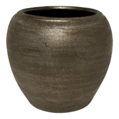 Bloempot Phoenix - D33 X H31cm - Zilver