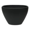 Bloempot Shanon Ovaal - L28 X B16 X H21cm - Mat Zwart -Ingemaakte Serie Winkel bloempot shanon ovaal l28 x b16 x h21cm mat zwart bloempot 1 2