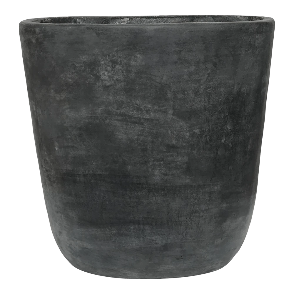 Bloempot Shanon Ovaal - L38 X B16 X H38cm - Load Grey -Ingemaakte Serie Winkel
