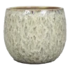 Bloempot Sierra - D16,5 X H13,5cm - Creme -Ingemaakte Serie Winkel bloempot sierra creme bloempot 1 1