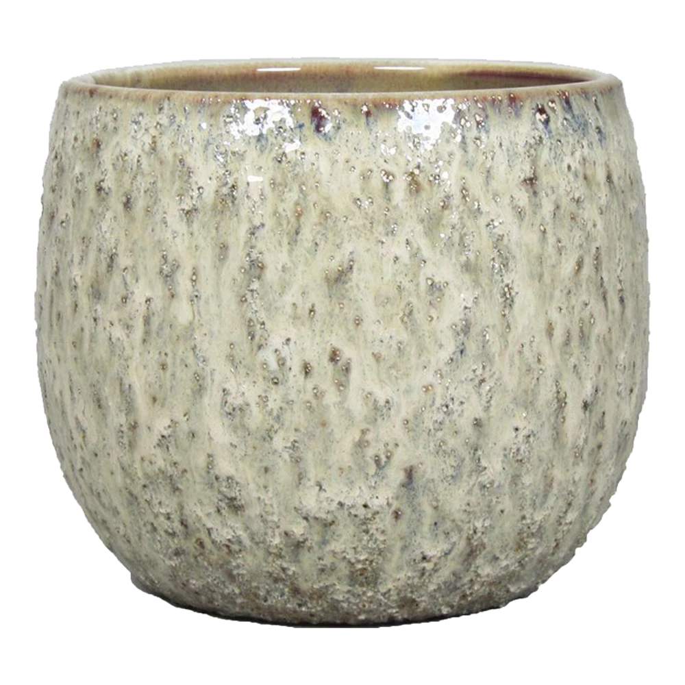 Bloempot Sierra - d19 x h17,5cm - Creme Bloempot Sierra - D19 X H17,5cm - Creme -Ingemaakte Serie Winkel bloempot sierra creme bloempot 1