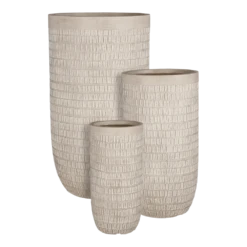 Bloempot Tallinn - D34 X H63,5cm - Taupe