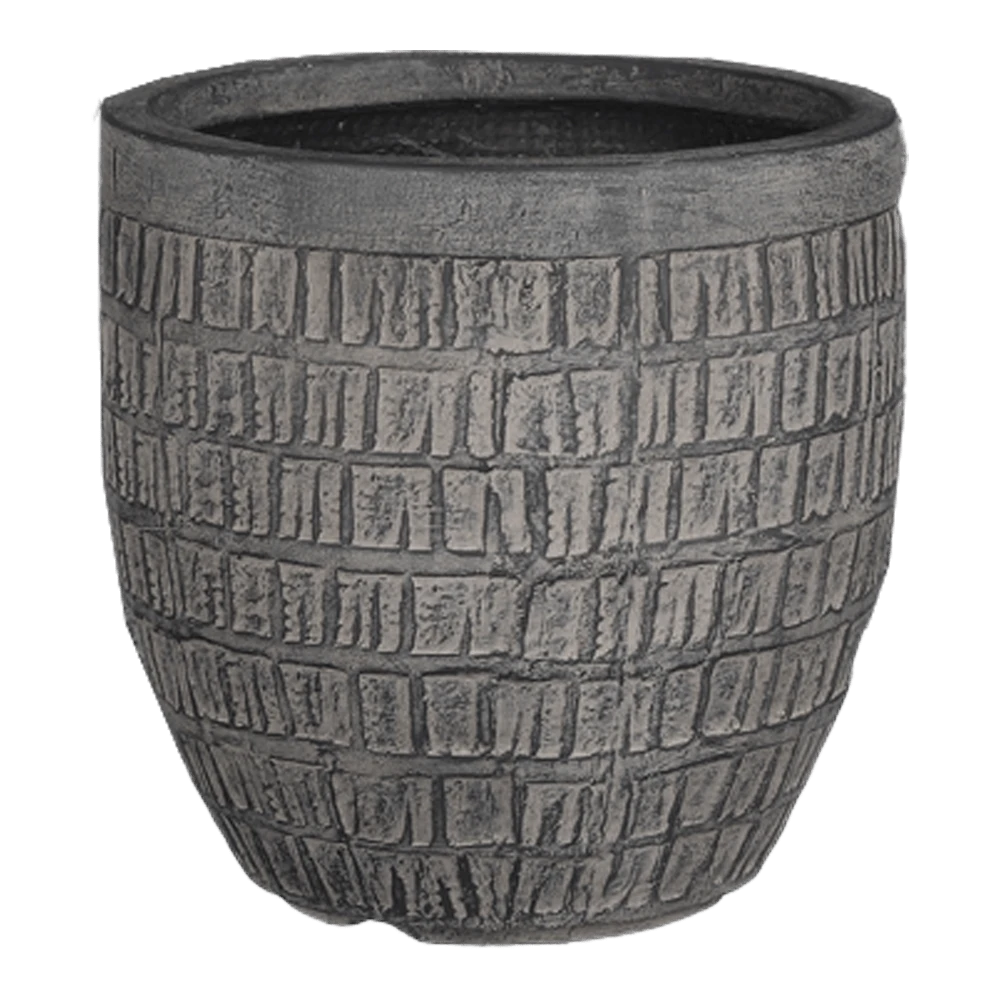 Bloempot Tallinn - d25,5 x h26cm - Zwart-grijs Bloempot Tallinn - D25,5 X H26cm - Zwart-grijs -Ingemaakte Serie Winkel bloempot tallinn zwart grijs bloempot 1 1 1