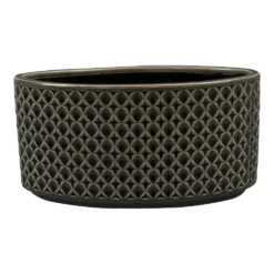 Bloempot Thies Ovaal - L26 X B12 X H13cm - Shiny Purple