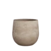 Bloempot Victor - H19 X D21cm - Beige -Ingemaakte Serie Winkel bloempot victor h19 x d21cm beige bloempot 1 1