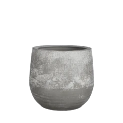 Bloempot Victor - H19 X D21cm - Grijs