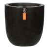 Capi Bloempot Bol Lux Terrazo - D65 X H63cm - Zwart -Ingemaakte Serie Winkel capi lux terrazzo hoge pot fit zwart bloempot 1 4 3