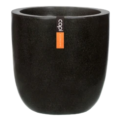 Capi Bloempot Bol Lux Terrazo - D45 X H44cm - Zwart