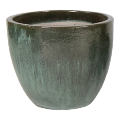 Bloempot Glazed Egg - D48 X H41cm - Groen